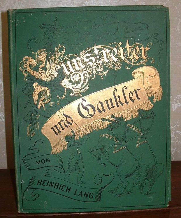 Kunstreiter und Gaukler. 28 Heitere Original feder und Bleistift Zeichnungen aus dem Circusleben.