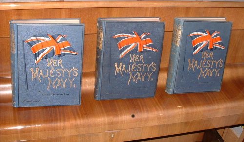 Her Majesty's Navy. Three volumes.
