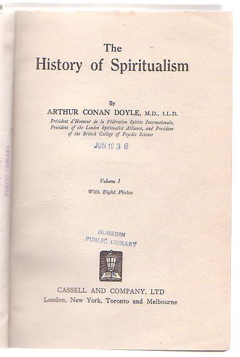 The History of Spiritualism. Volume I.