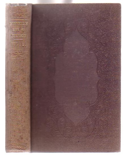 The Life of Samuel Johnson [Volume 1 only of 10]