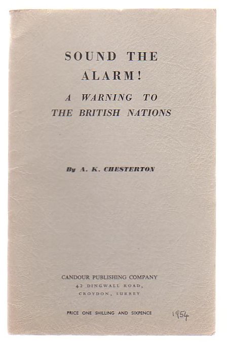 Sound The Alarm! A Warning To The British Nations