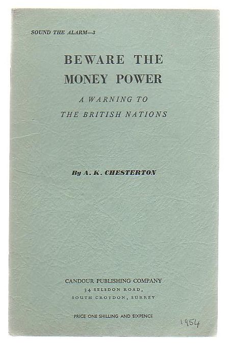Beware The Money! A Warning To The British Nations
