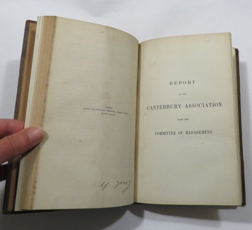 Canterbury Papers Numbers 1-6, [+ 2 others (bound volume of pamphlets, Lord Wodehouse's 