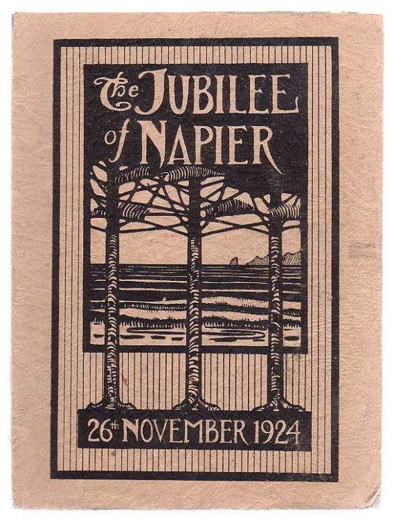 The Jubilee Book Of The Borough Of Napier 1874 - 1924 Jubilee Celebrations, Napier, 26th - 29th November, 1924