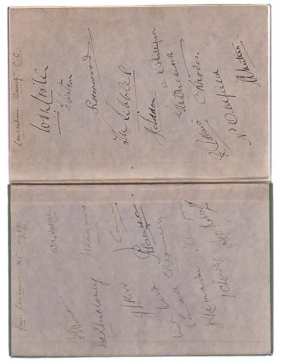 1937 Official Handbook Of The Lancashire County And Manchester Cricket Club