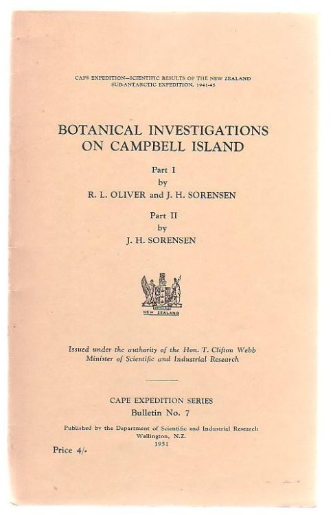 Botanical Investigations On Campbell Island