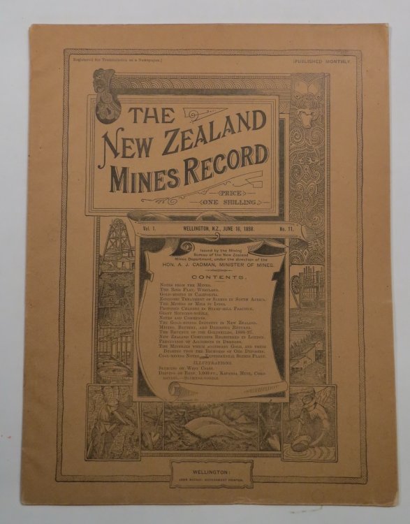 The New Zealand Mines Record, Vol 1, No. 11