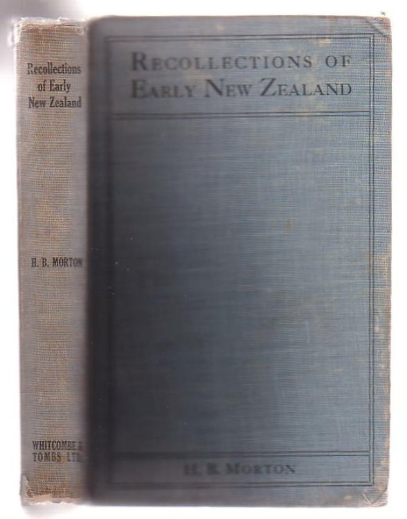 Recollections Of Early New Zealand