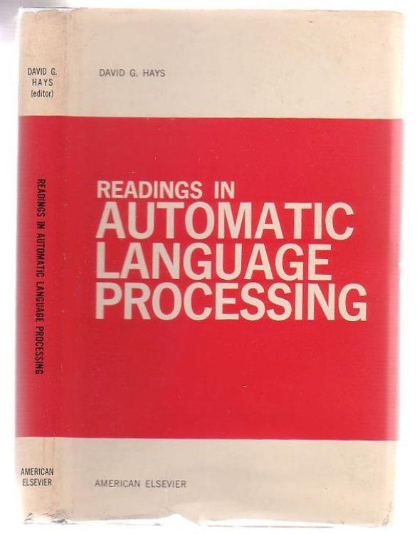 Readings In Automatic Language Processing