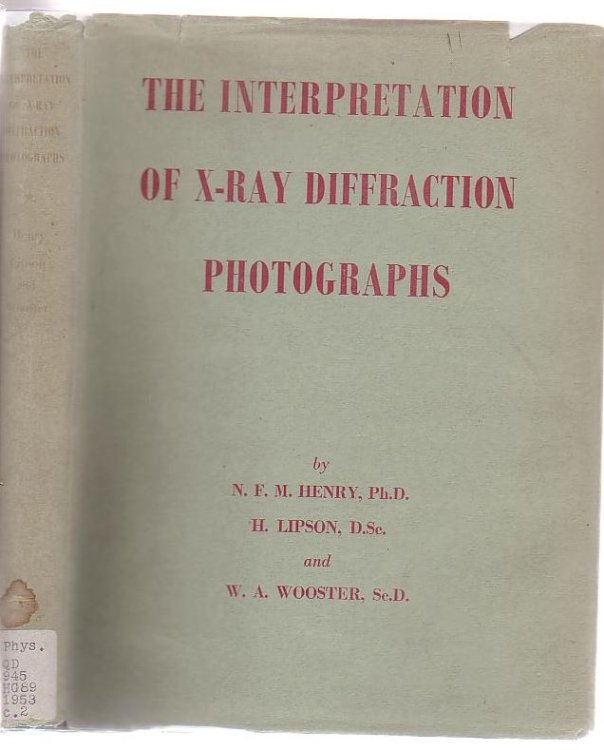 The Interpretation Of X-Ray Diffraction Photographs