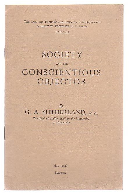Society And The Conscientious Objector