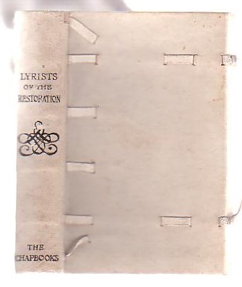 Lyrists Of The Restoration From Edward Sherburne To William Congreve