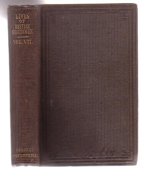 Lives Of The Most Eminent British Statesmen (Volume Seven only)