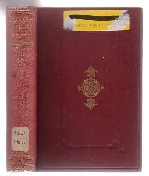 The Iliad Of Homer Rendered Into English Blank Verse