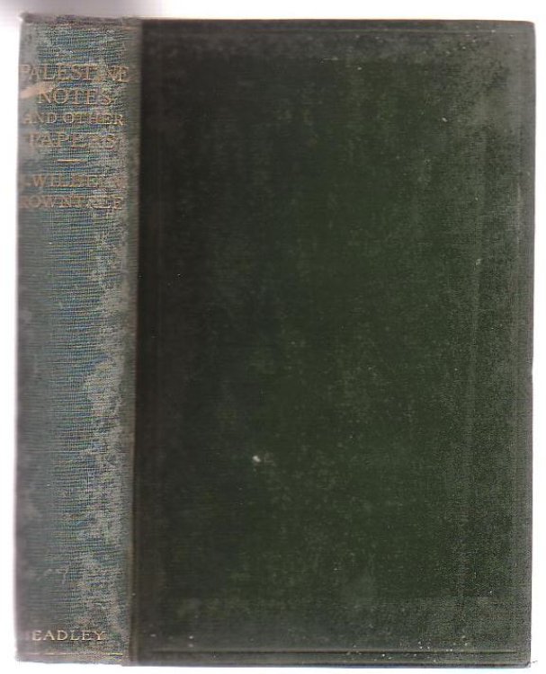 Palestine Notes And Other Papers