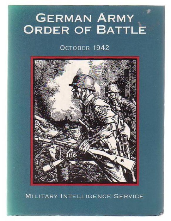German Army Order Of Battle