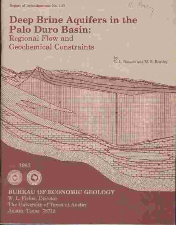 Deep Brine Aquifers in the Palo Duro Basin: Regional Flow and Geochemical Constraints - Report of Investigations No. 130