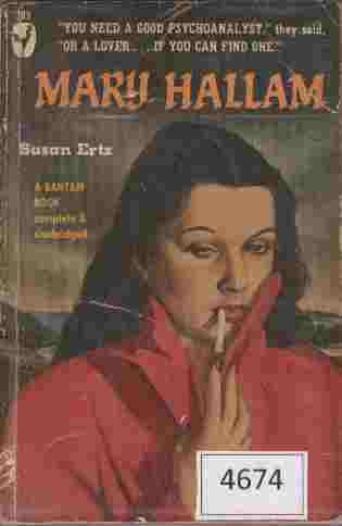 Mary Hallam - "You need a good psychoanalyst", they said, "or a lover. If you can find one."
