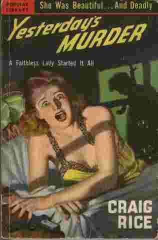 Yesterday's Murder - A faithless lady started it all