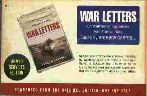 War Letters - Extraordinary correspondence from American Wars