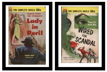 Lady in Peril / Wired for Scandal - Marked down for vengeance / - Tune in and die