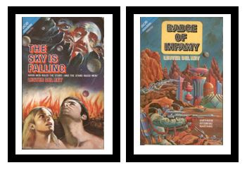 Badge of Infamy / The Sky is Falling - Earthmen becoming Martians / - When men ruled the stars - and the stars ruled men!