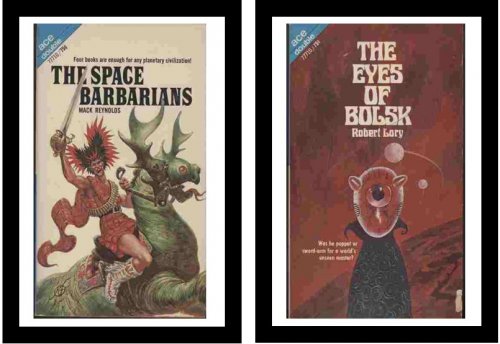 The Space Barbarians / The Eyes of Bolsk - Four books are enough for any planetary civilization! / - Was he puppet or sword-arm for a world's unseen master