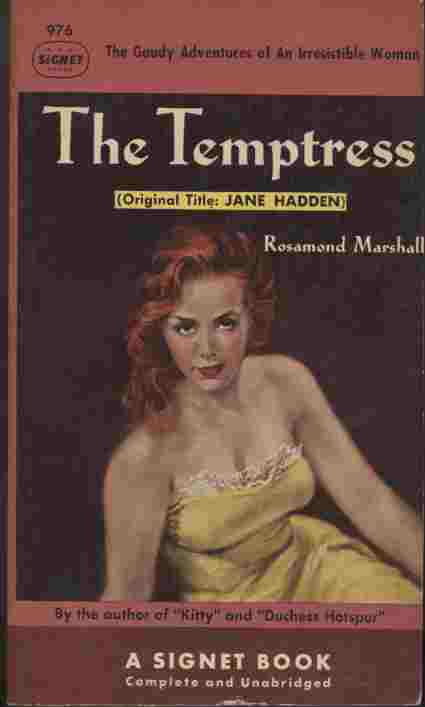 The Temptress - The gaudy adventures of and incredible woman Original title: Jane Hadden