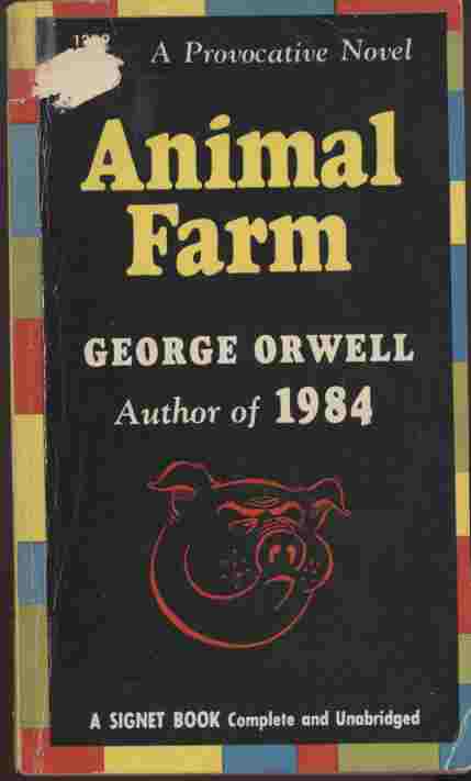 Animal Farm - .a devastating and continually funny attack on the pig-headed, gluttonous, and avaricious rulers in an imaginary totalitarian state.