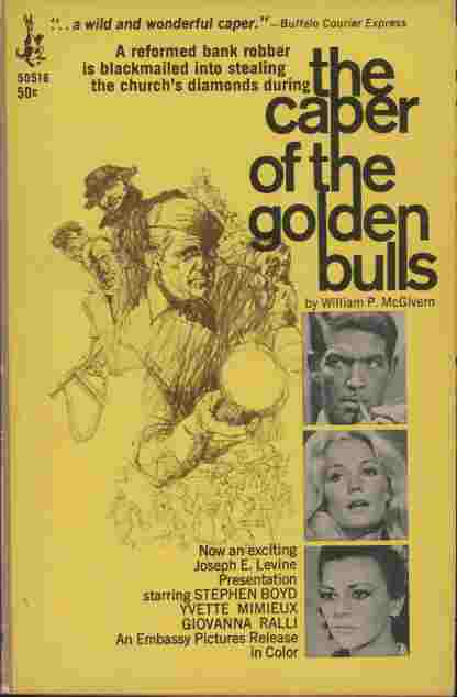 The Caper of the Golden Bulls - A reformed bank robber is blackmailed into stealing the church's diamonds.