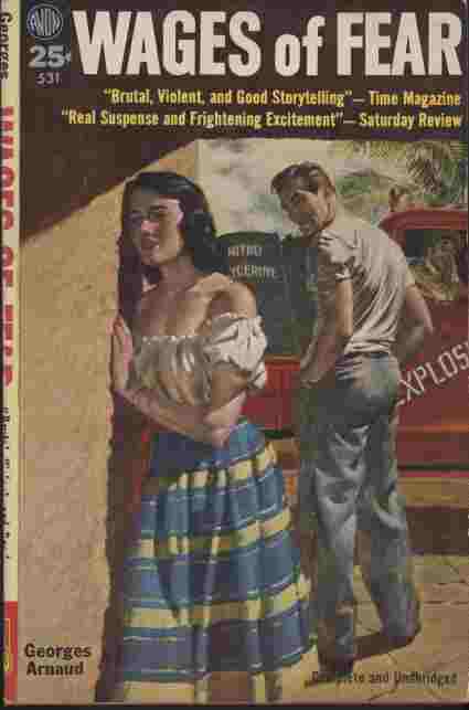 Wages of Fear - A blazing furnace in the hearts of men and oil fields of Guatemala. Four men attempt to drive two truck loads of nitroglycerine over rough mountain roads for a very special purpose.