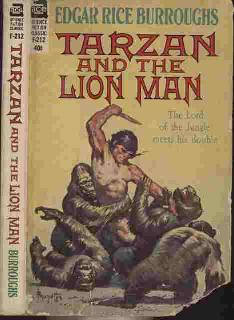 Tarzan and the Lion Man -- The Lord of the Jungle meets his double