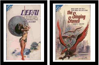 Derai / The Singing Stones -- They sought eternal bliss on a planet with emotionless enigma /-- Mind-gems for sale - Your mind for our gems