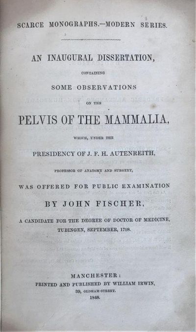[Collection of 14 Papers, chiefly on Gynecology and related medical concerns]. [Includes: [5] Graaf, Reinier de; R. Knox (1791-1862), De Graaf on the Female Testes, translated . . . from the original ed. of 1688.