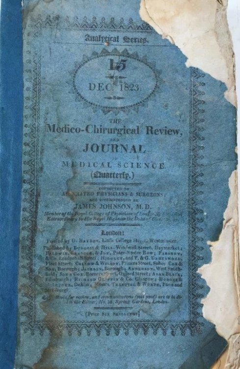 The British and foreign medico-chirurgical review: or quarterly journal of practical medicine and surgery. No. X, April 1850.