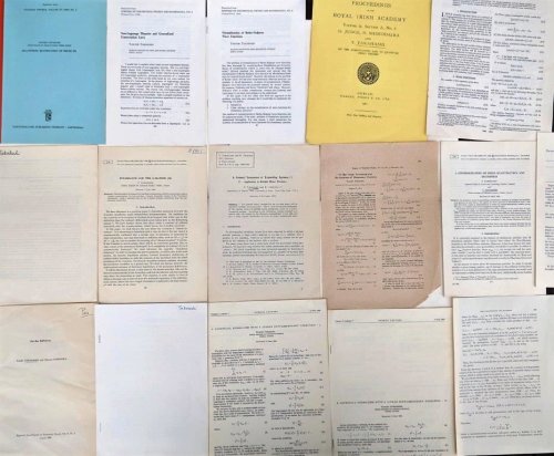 [14 offprints, including:] On the Self-Stress.