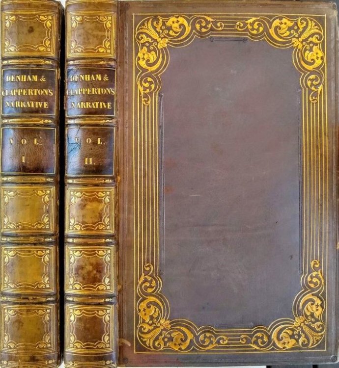 Narrative of Travels and Discoveries in Northern and Central Africa, in the years 1822, 1823, and 1824 . . . Extending across the great desert to the tenth degree of northern latitude and from Kouka in Bornou, to Sackatoo, the capital of the Felatah empire. Third edition. In Two Volumes.