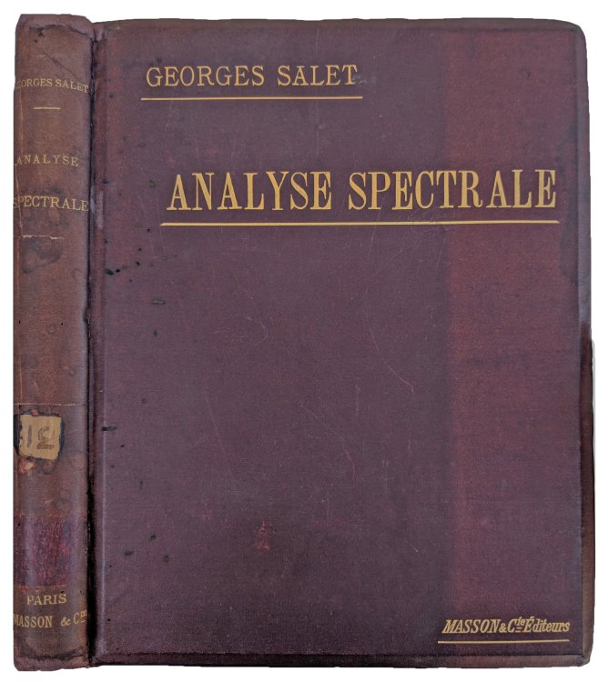 Image for Traite Elementaire d'Analyse Spectrale. Traite Elementaire d'Analyse Spectrale.