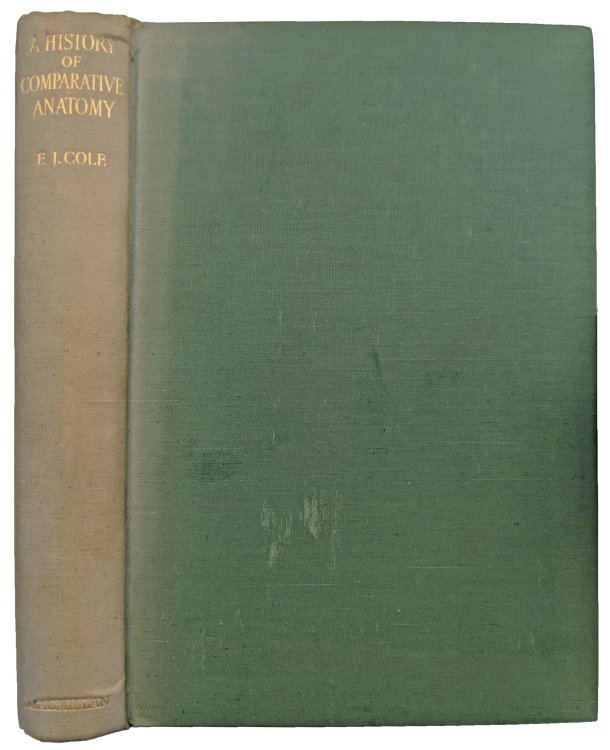 A History of Comparative Anatomy; From Aristotle to the Eighteenth Century.