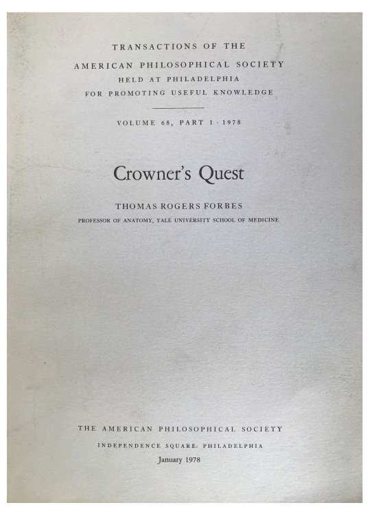 Crowner's Quest.