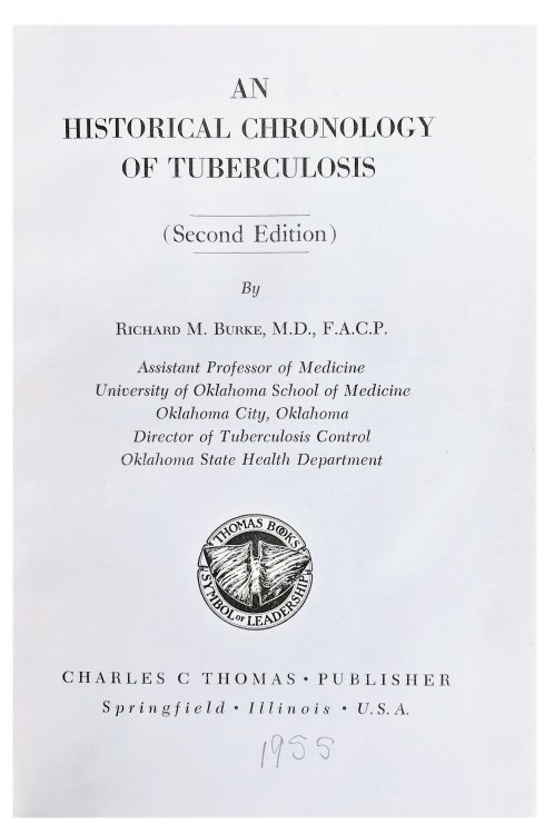 An Historical Chronology of Tuberculosis.