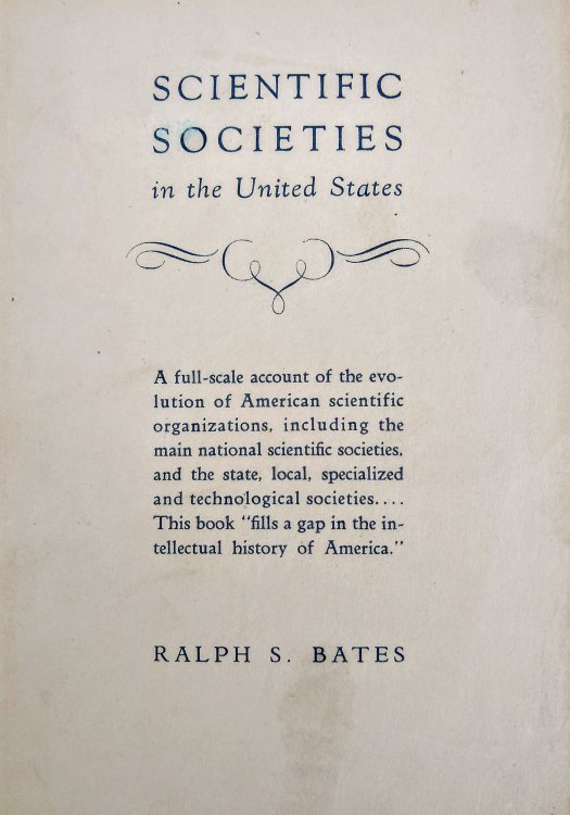Scientific Societies in the United States.