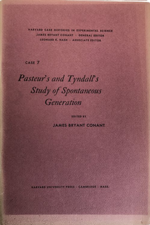 Pasteur's and Tyndall's study of spontaneous generation.