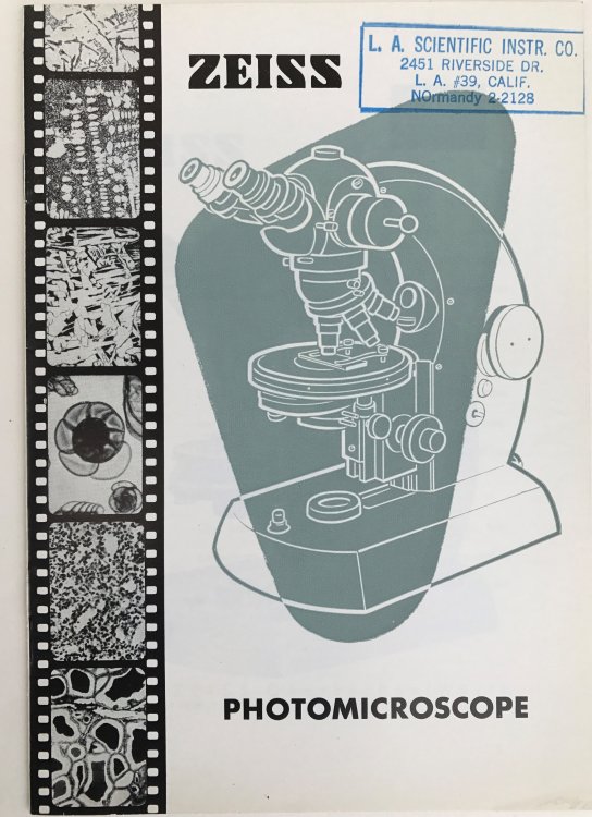 Photomicroscope. Oberkochen,
