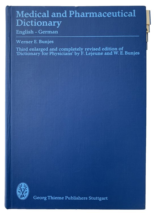 Medical and Pharmaceutical Dictionary. English-German.