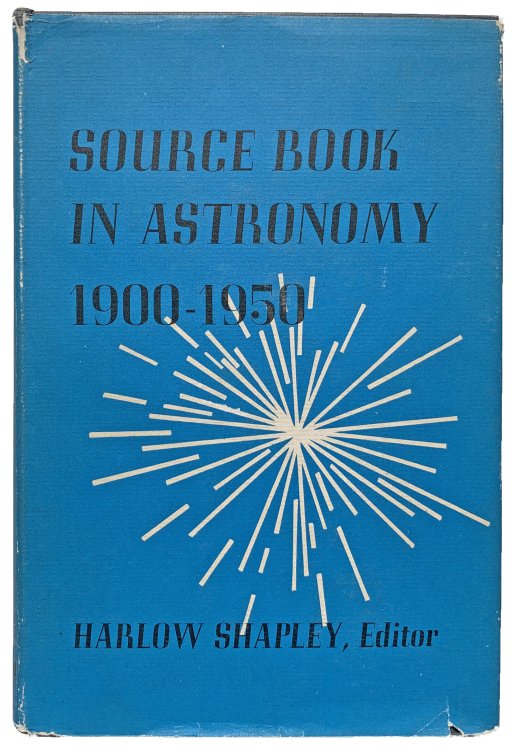 Source Book in Astronomy 1900-1950.