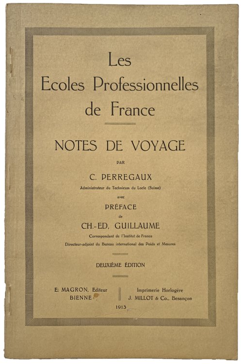 Les Ecoles Professionnelles de France. Notes de Voyage. Deuxieme edition.