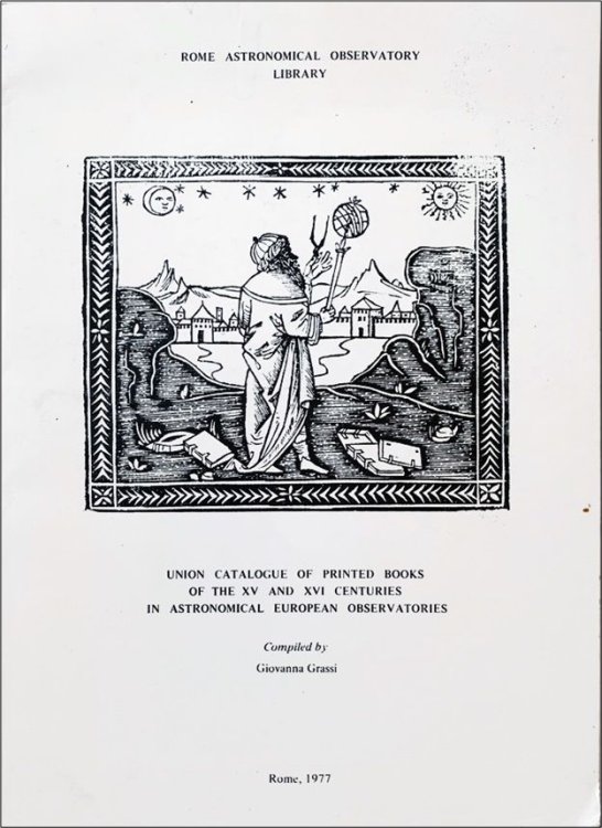 Union Catalogue of Printed Books of the XV and XVI Centuries in Astronomical European Observatories.