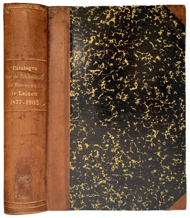 Catalogus van de Boeken Op 1 Januari 1877 Aanwezig in de Bibliotheek der Sterrenwacht te Leiden. [Bound with four supplements covering the period between 1877-1901: Catalogus van de Boeken Aanwezig in de Bibliotheek der Sterrenwacht te Leiden (1881-1902)].