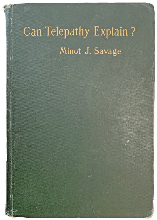 Image for Can Telepathy Explain Results of Psychical Research. Can Telepathy Explain Results of Psychical Research.